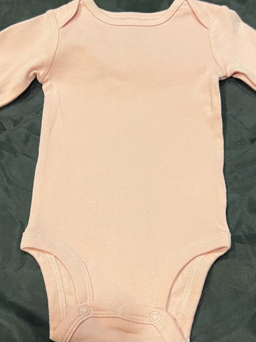 Carter's Maroon Floral Corduroy Pinafore with Pink Bodysuit